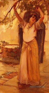 espagnol dame arabe Frederick Arthur Bridgman Peinture à l'huile